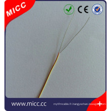 Fil thermocouple de bonne qualité type MICC K avec isolation PFA